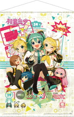 Vocaloid Wallscroll Hey! Piapro Characters 50 X 70 Cm - Amuzzi