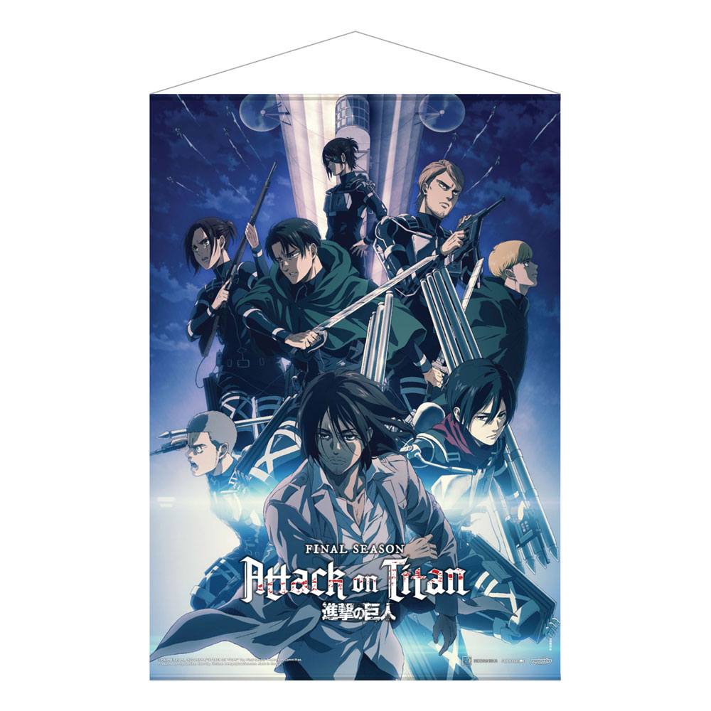 Attack on Titan: The Final Season Wallscroll Part 1 Key Visual 2 50 x 70 cm 6430063310855