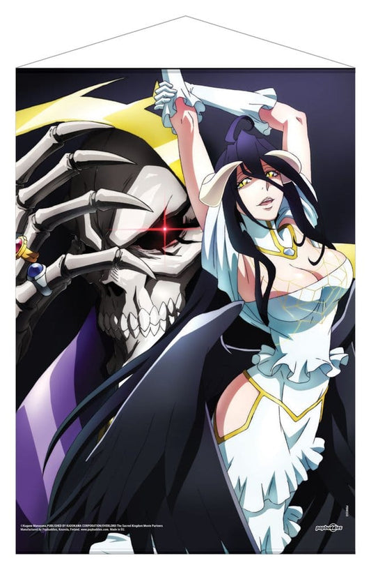 Overlord Wallscroll Ainz Ooal Gown & Albedo 50 x 70 cm  6430063313573