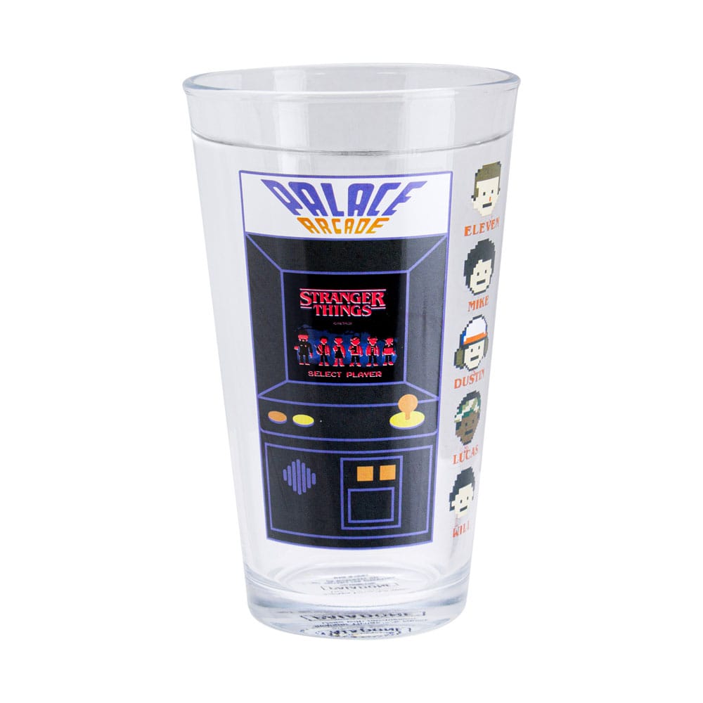 Stranger Things Drinking glass with thermo effect Arcade 400 ml 5055964793593