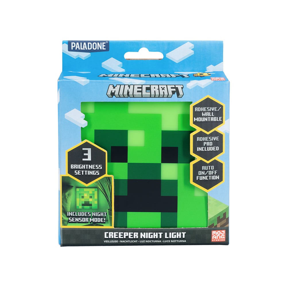Minecraft Nightlight Creeper 10 cm      5056577711455