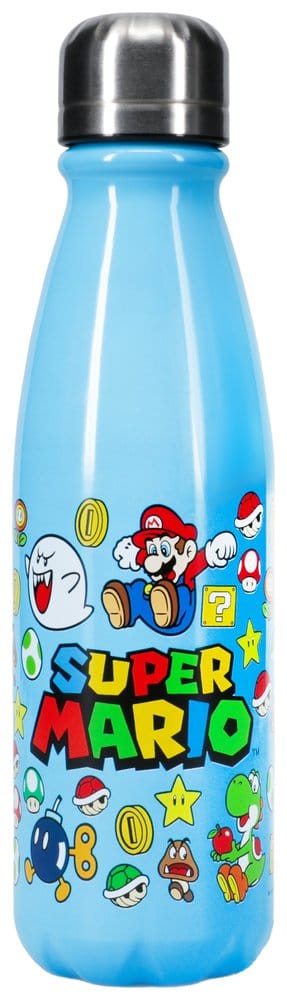 Super Mario Aluminium Water Bottle 550 ml 5056577718843