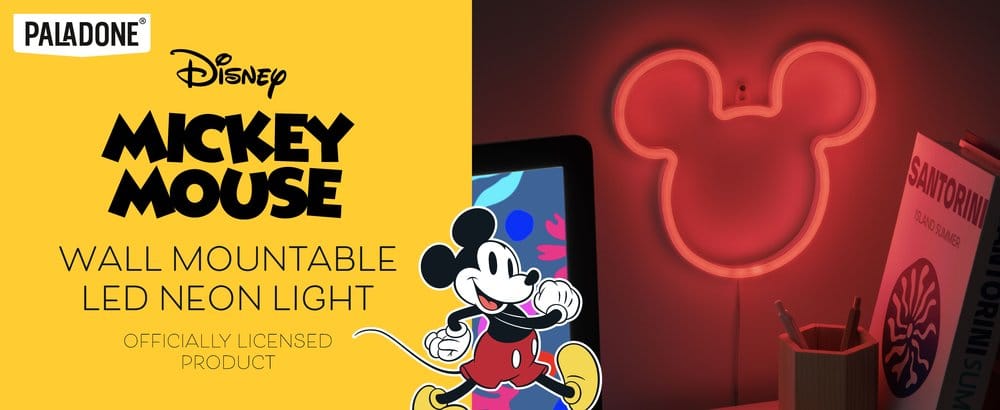 Disney Wall Lamp Mickey LED Neon 5056577726558