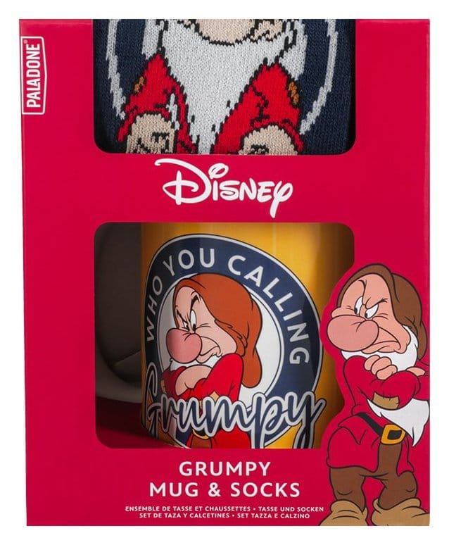 Disney Mug & Socks Set Snow White Who You Calling Grumpy 5056577726831