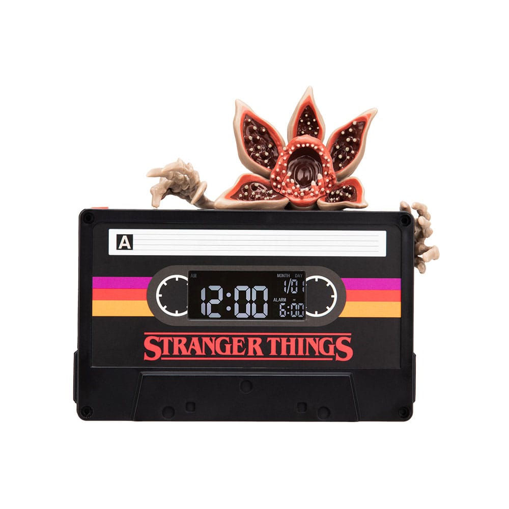 Stranger Things 5 Alarm Clock Demogorgon Cassette 15 cm  5056577730326