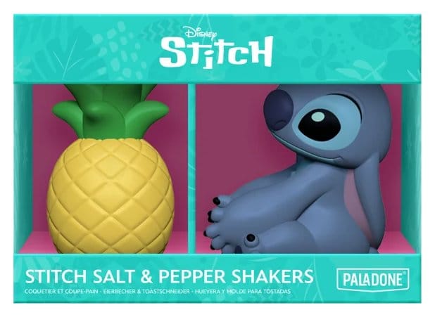 Lilo & Stitch Salt and Pepper Shakers Stitch and Pineapple 5056577732948