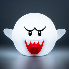 Super Mario Squishy Glo Silicon Light Boo 14 cm 5056577733525