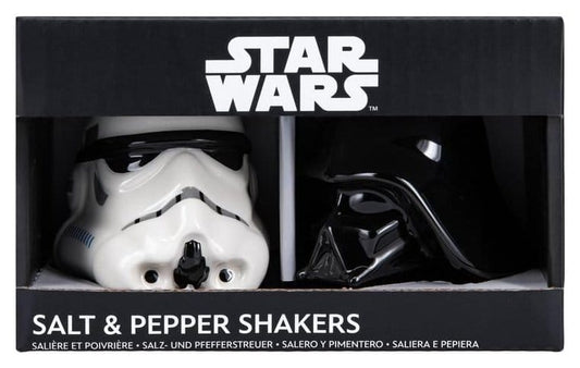 Star Wars Salt and Pepper Shakers Darth Vader and Stormtrooper 5056577737233