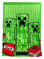 Minecraft Cushion Blanket Creeper 2-in-1 Foldable 150 cm 5056577740226