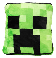 Minecraft Cushion Blanket Creeper 2-in-1 Foldable 150 cm 5056577740226