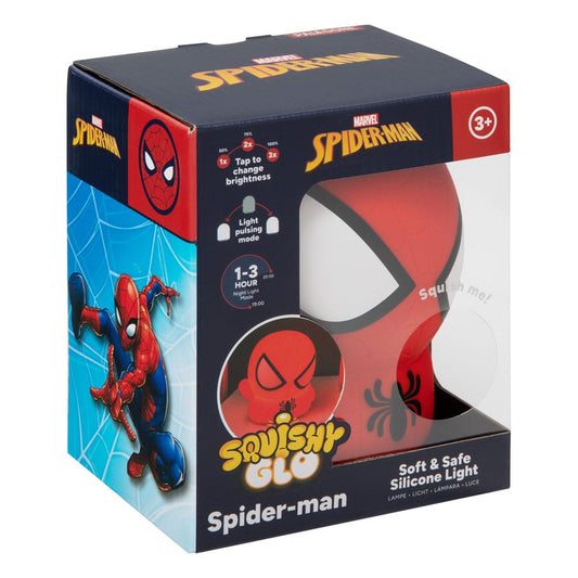 Spider-Man Squishy Glo Silicon Light 15 cm 5056577740684