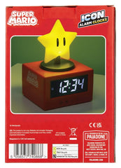 Super Mario Icon Alarm Clock Super Star 15 cm 5056577740868