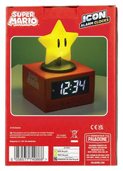Super Mario Icon Alarm Clock Super Star 15 cm 5056577740868