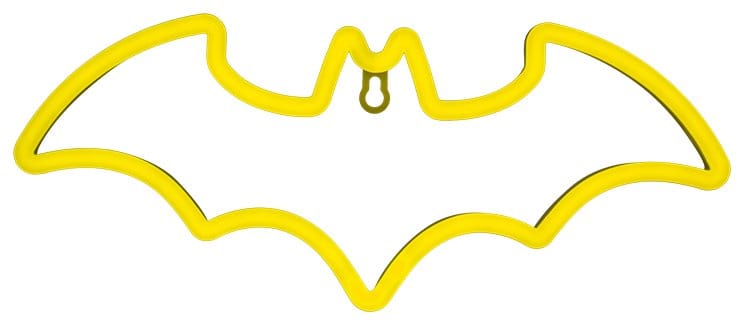 DC Comics Wall Lamp Batman LED Neon 5056577741223