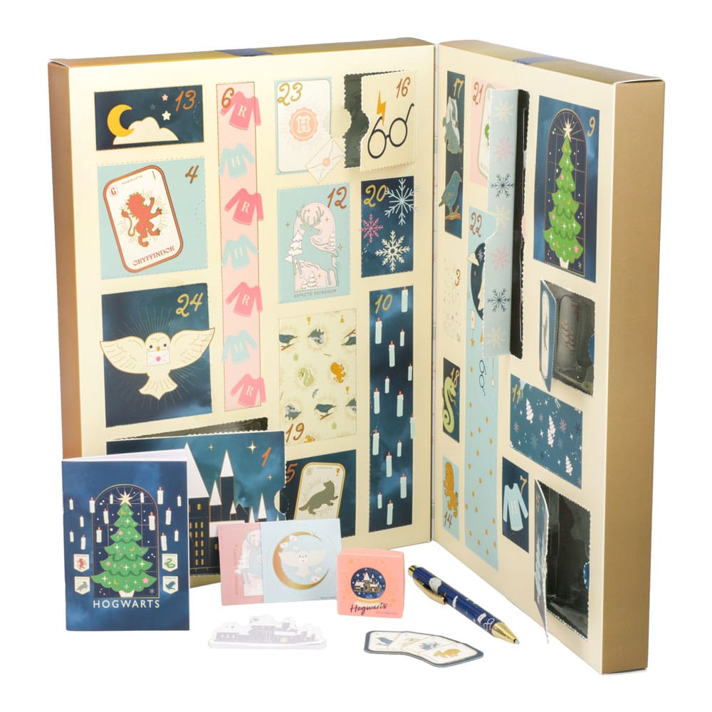 Harry Potter Advent Calendar Stationery 24 Day Hogwarts 5056577745580