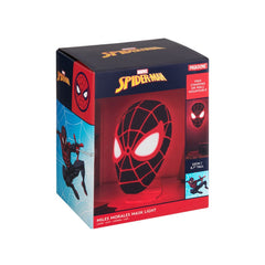 Spider-Man 3D LED Light Miles Morales Mask 5056577751369