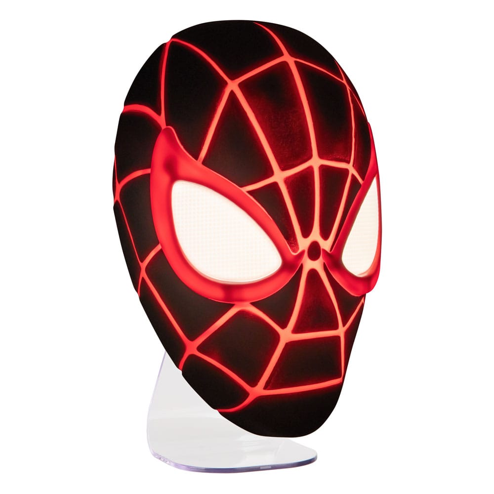 Spider-Man 3D LED Light Miles Morales Mask 5056577751369