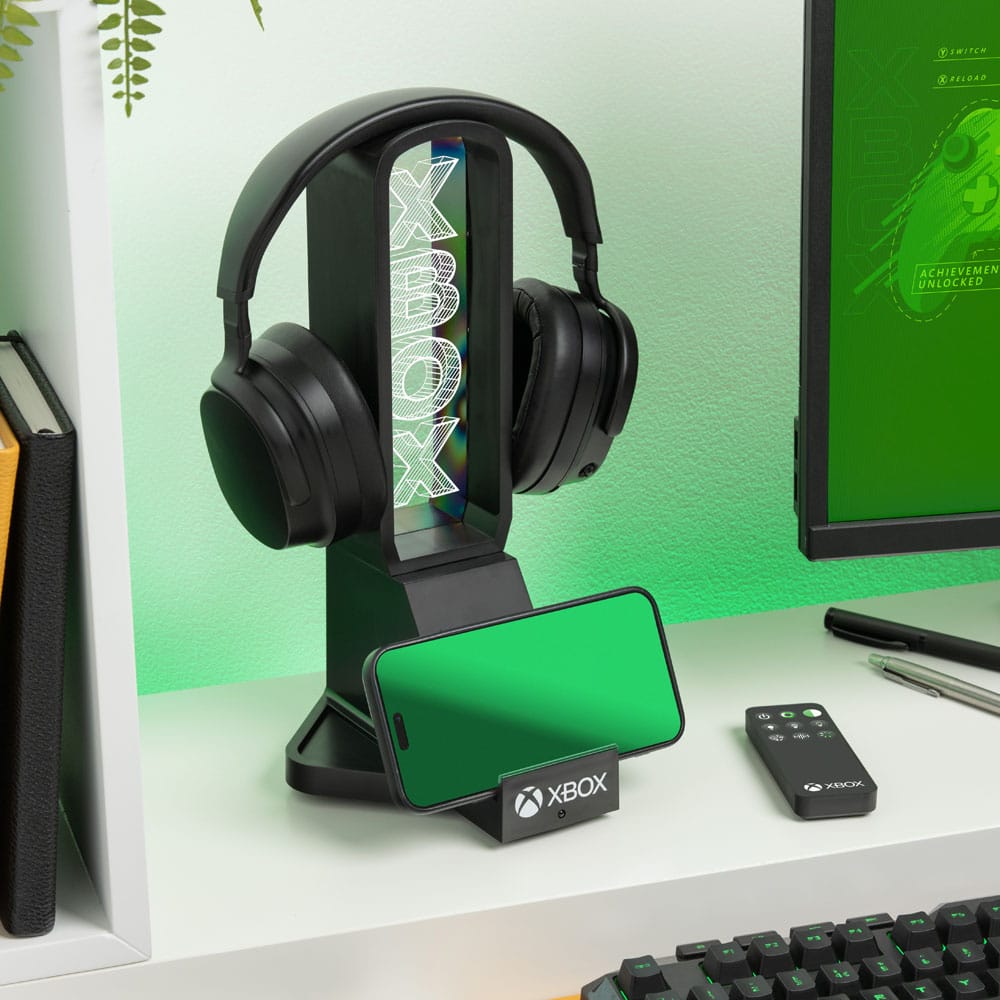 XBox Desk Headphone Stand with Light 30 cm 5056577751406