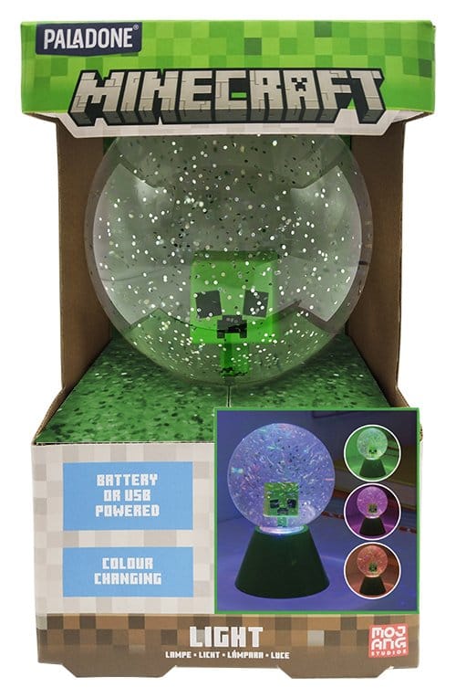 Minecraft Light LED Glitter Ball 5056577751437