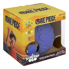 One Piece Squishy Glo Silicon Light Gum Gum Fruit 15 cm 5056577751529