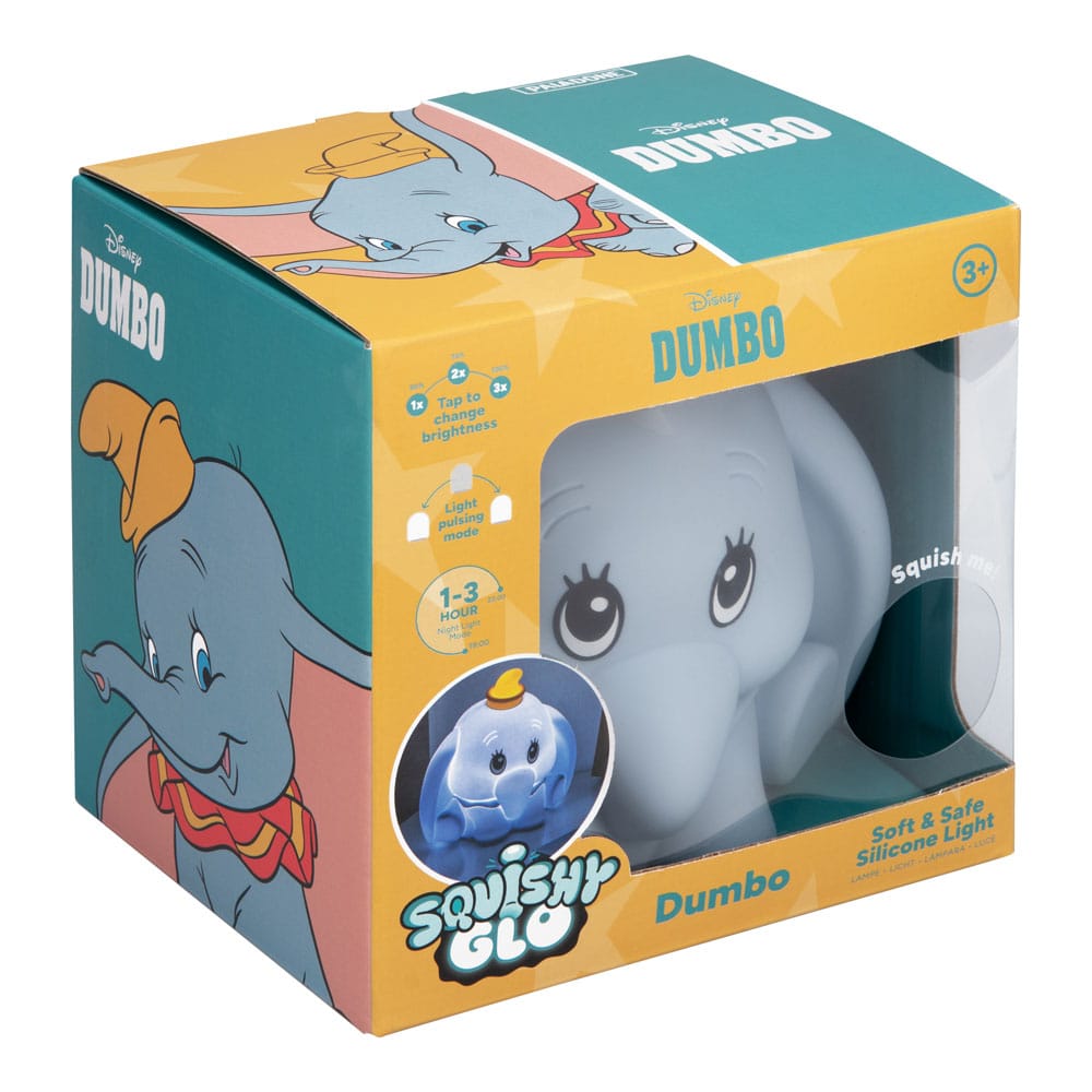 Disney Squishy Glo Silicon Light Dumbo 5056577754353