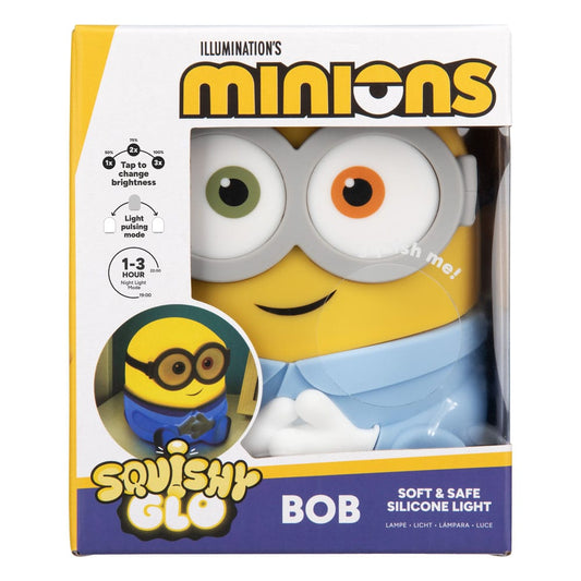 Minions Squishy Glo Silicon Light Bob 15 cm 5056577754377