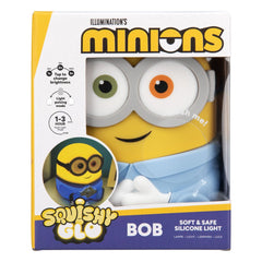 Minions Squishy Glo Silicon Light Bob 15 cm 5056577754377