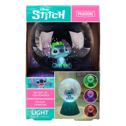 Lilo & Stitch LED-Lamp Stitch Glitter Ball 17 cm 5056577754438