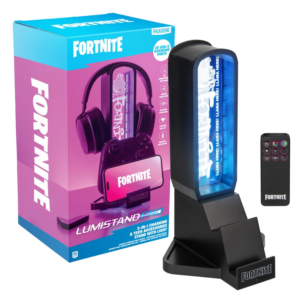 Fortnite Desk Headphone Stand with Light 30 cm 5056577754810