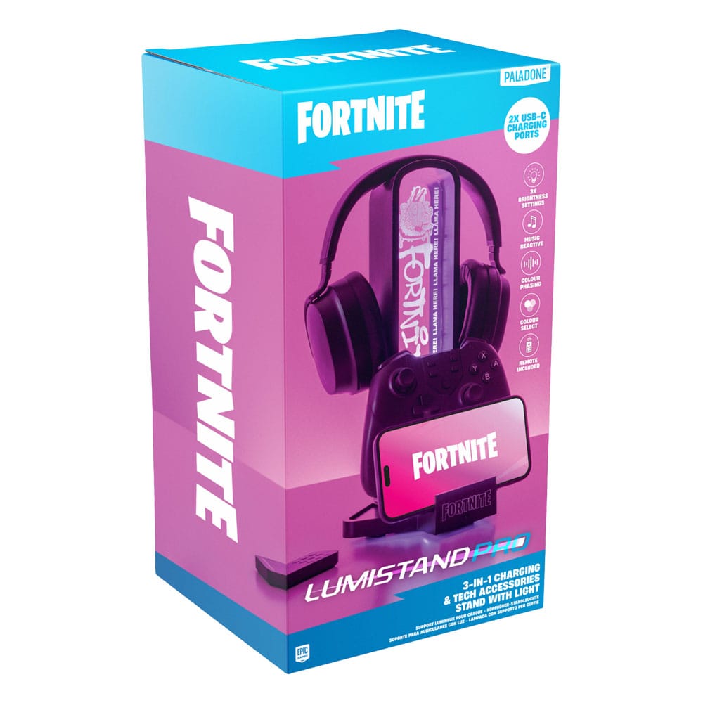 Fortnite Desk Headphone Stand with Light 30 cm 5056577754810