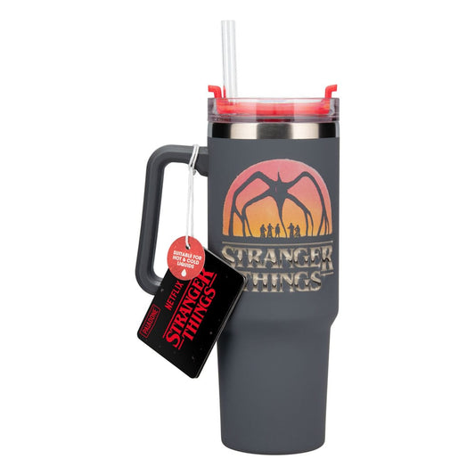 Stranger Things 5 Drinking cup with straw 900 ml  5056577755800