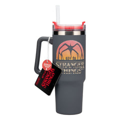 Stranger Things 5 Drinking cup with straw 900 ml  5056577755800