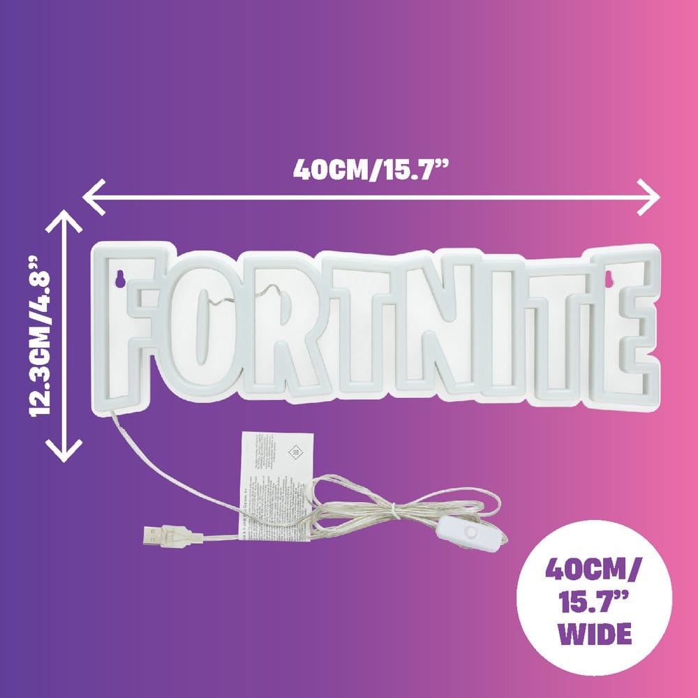 Fortnite Light Wall Mountable LED Neon 40 cm 5056577756005