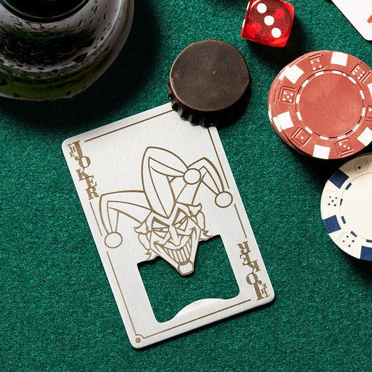 DC Comics Bottle Opener Joker Playing Card 8 cm   5056577756029