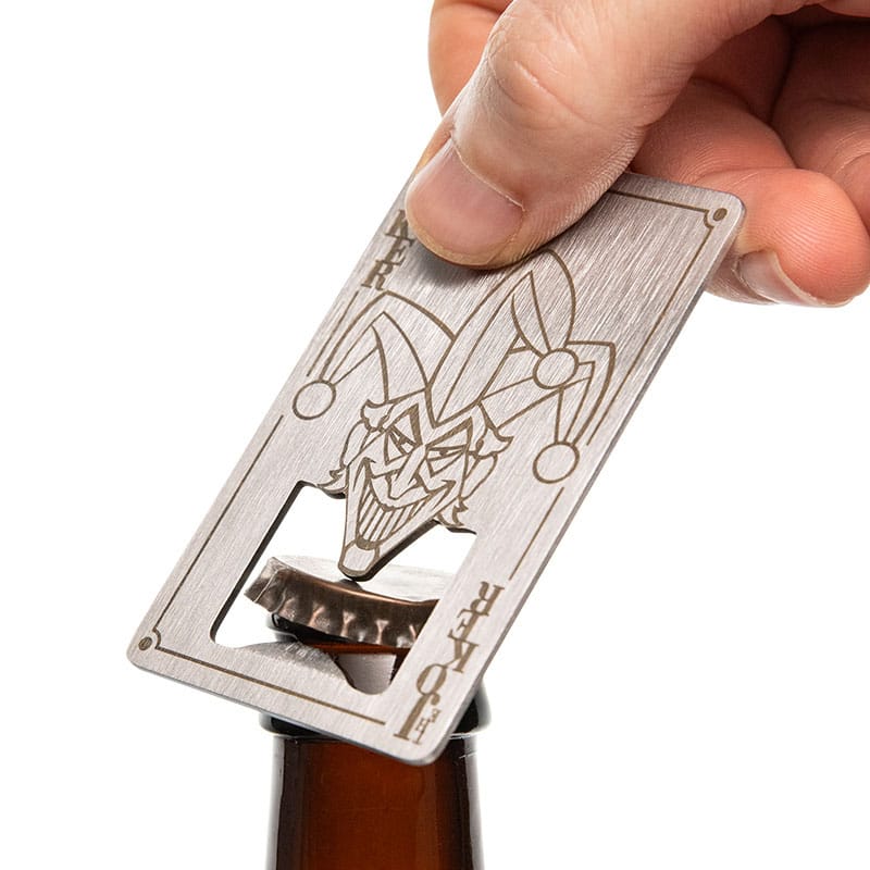 DC Comics Bottle Opener Joker Playing Card 8 cm   5056577756029
