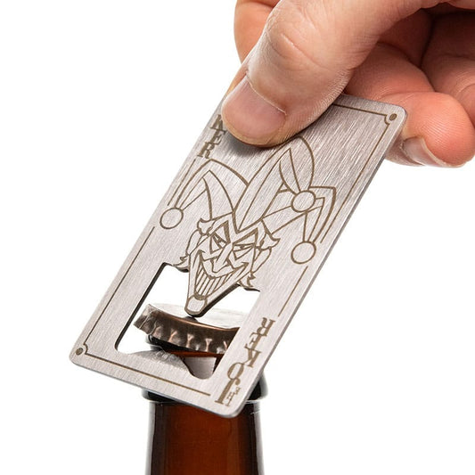 DC Comics Bottle Opener Joker Playing Card 8 cm   5056577756029