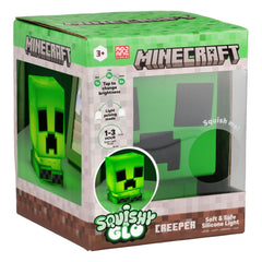 Minecraft Squishy Glo Silicon Light Creeper 15 cm 5056577757651