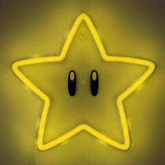 Super Mario LED Wall Lamp Light Super Star Neon     5056577757736