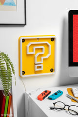 Super Mario LED Neon Wall Lamp Question Block 24 x 24 cm 5056577757743