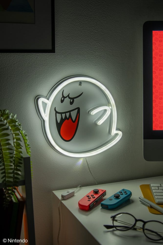 Super Mario LED Neon Wall Lamp Boo 23 x 23 cm 5056577757767