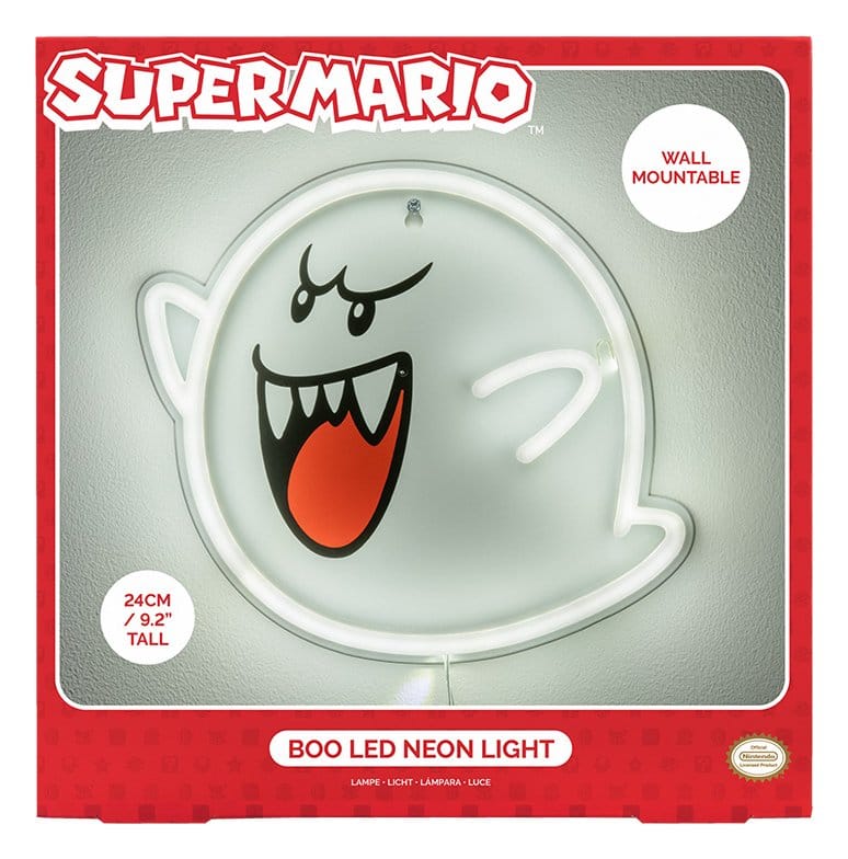 Super Mario LED Neon Wall Lamp Boo 23 x 23 cm 5056577757767