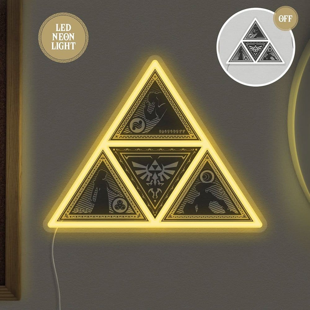 The Legend of Zelda Wall Lamp Triforce 22 x 25 cm 5056577757774