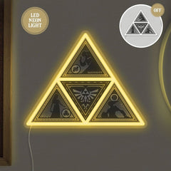 The Legend of Zelda Wall Lamp Triforce 22 x 25 cm 5056577757774