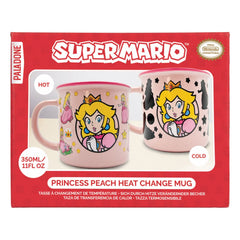 Super Mario Heat Change Mug Princess Peach 5056577758252