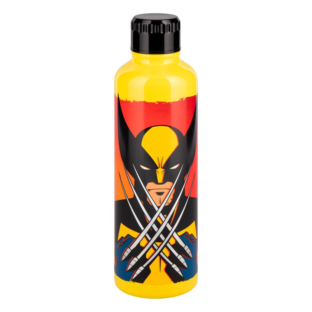 Marvel Metal Water Bottle X-Man Wolverine 5056577758634