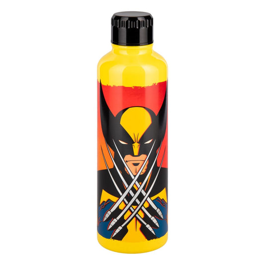 Marvel Metal Water Bottle X-Man Wolverine 5056577758634