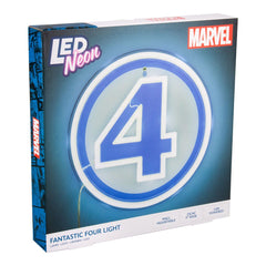 Fantastic Four LED Wall Lamp Light Logo Neon  5056577758672
