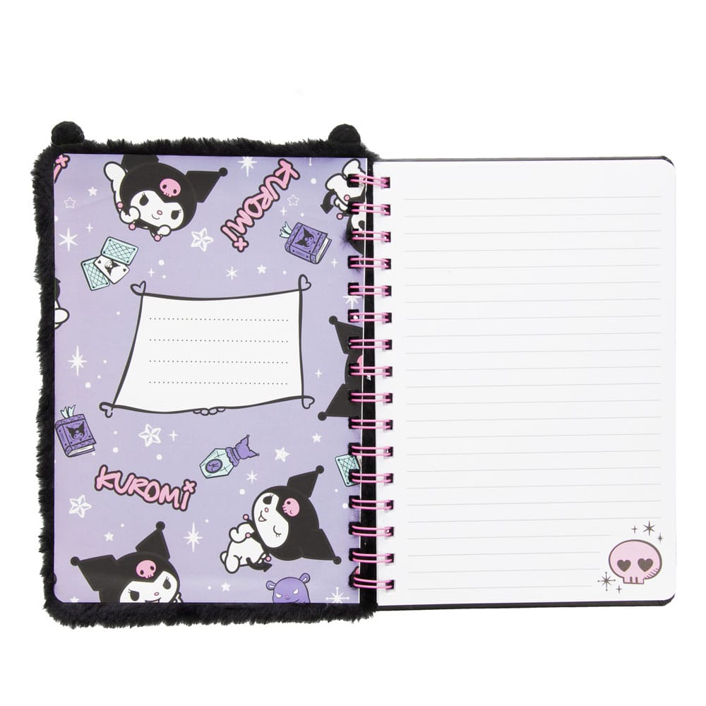 Sanrio Notebook Kuromi Fluffy 5056577758856