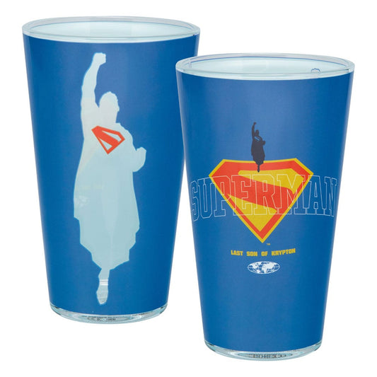 DC Comics Pint Glass Superman 5056577759525