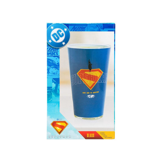 DC Comics Pint Glass Superman 5056577759525